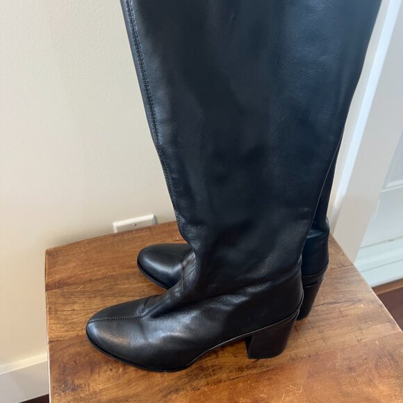 EOS Cashmere Boot - Black Leather - Size 40 - Picture 6 of 7